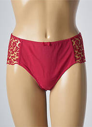 Shorty efect material satinat roșu SIMONE X SIMONE PÉRÈLE femme