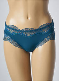Tanga finisaj dantelă albastru SIMONE PERELE femme