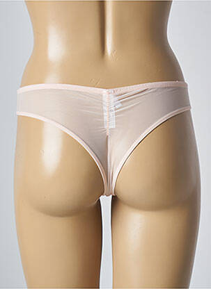 Tanga țesătură tulle roz SIMONE X SIMONE PÉRÈLE femeie