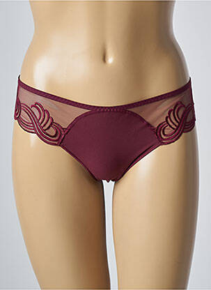Tanga țesătură tulle roșu SIMONE PERELE femeie