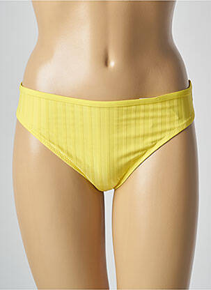 Chiloți de baie galben CHERRY BEACH femeie