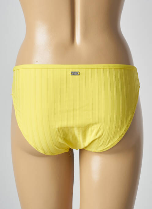 Chiloți de baie galben CHERRY BEACH femeie