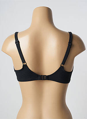Sutien de costum de baie elasticitate sutien balconet cu decolteu înalt negru BESTFORM femeie