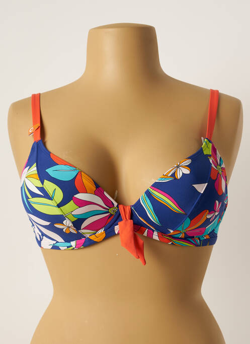 Sutien de costum de baie albastru CHERRY BEACH femeie