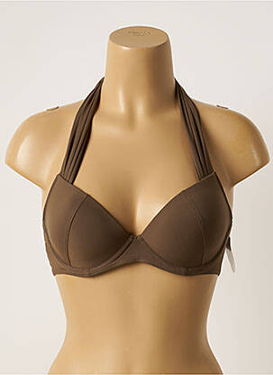 Sutien de costum de baie elasticitate top sutien modelat verde AUBADE femeie