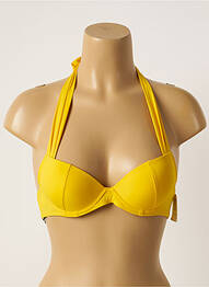 Sutien de costum de baie elasticitate top sutien modelat galben AUBADE femme