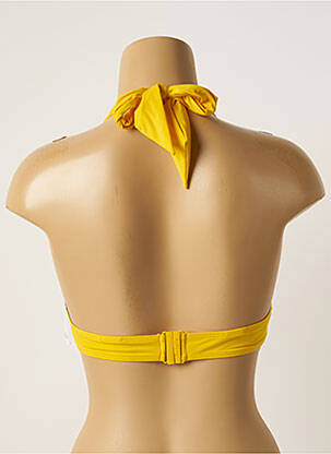 Sutien de costum de baie elasticitate top sutien modelat galben AUBADE femeie