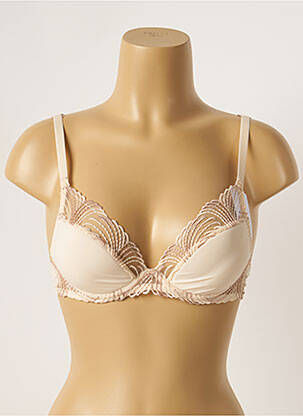 Sutien bretea multi poziție top sutien push-up culoare piersică SIMONE PERELE femeie