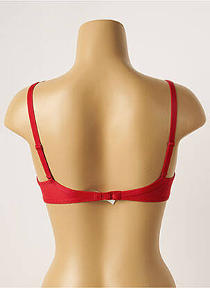 Sutien efect material satinat top sutien modelat roșu SIMONE PERELE femeie