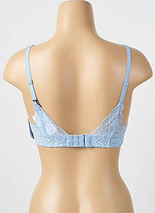 Sutien efect material satinat top sutien modelat albastru AUBADE femeie