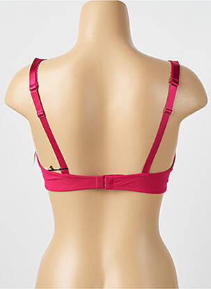 Sutien efect material satinat top sutien push-up roz AUBADE femeie