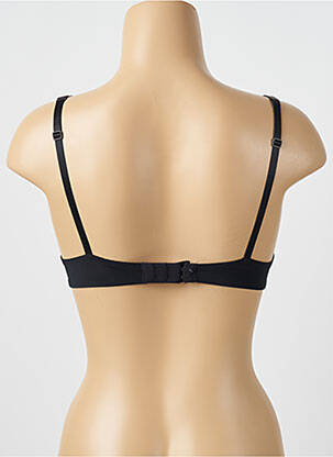 Sutien efect material satinat top sutien push-up negru AUBADE femeie