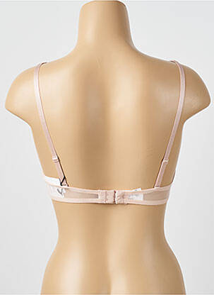 Sutien efect material satinat top sutien modelat roz AUBADE femeie