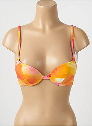 Sutien de costum de baie elasticitate top sutien push-up portocalie CHERRY BEACH femeie