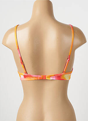 Sutien de costum de baie elasticitate top sutien push-up portocalie CHERRY BEACH femeie
