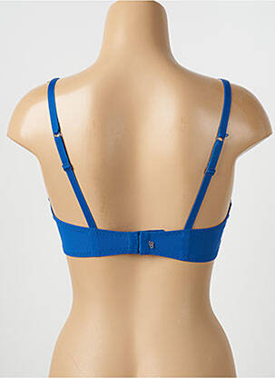 Sutien efect material satinat top sutien modelat albastru SIMONE PERELE femeie