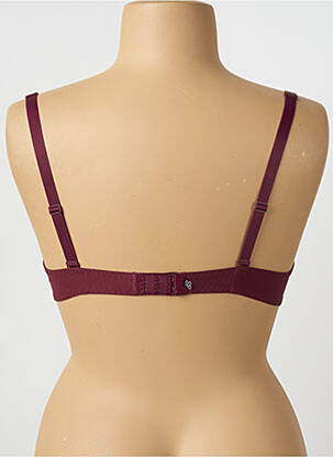 Sutien efect material satinat top sutien modelat roșu SIMONE PERELE femeie