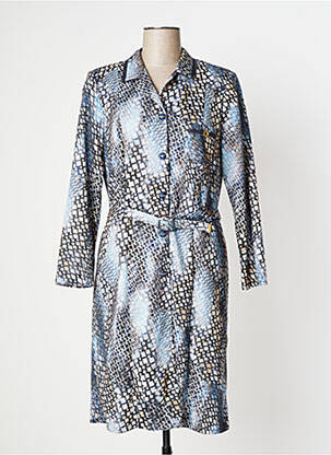 Rochie midi albastru FRANCE RIVOIRE femeie