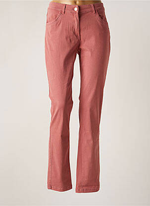 Pantalon slim elasticitate mărime normală roz ÉTYMOLOGIE femeie
