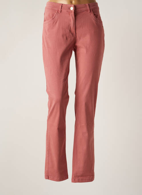 Pantalon slim roz ÉTYMOLOGIE femeie