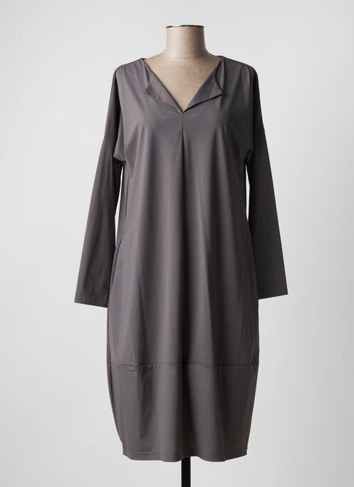 Rochie midi gri KOKOMARINA femeie