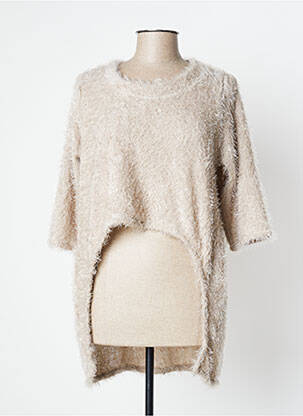 Pulover bej POISSONS BLANCS femeie