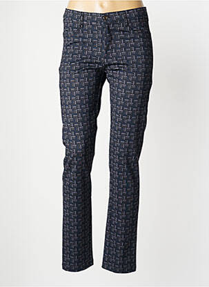 Pantalon slim elasticitate mărime normală albastru WALTRON femeie
