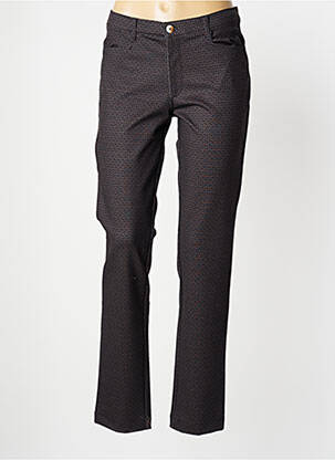 Pantalon slim elasticitate mărime normală negru WALTRON femeie
