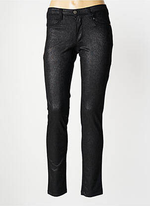 Pantalon slim mărime normală mărime normală negru WALTRON femeie