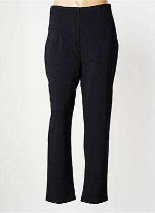 Pantalon slim țesătură poplin mărime normală negru LOTUS EATERS femeie