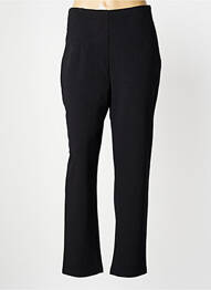Pantalon slim țesătură poplin mărime normală negru LOTUS EATERS femeie