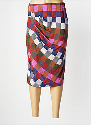 Fustă midi maro ALDO MARTIN'S femeie