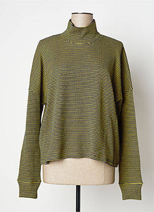Pulover croială dreaptă mâneci lungi verde FORTE-FORTE femeie