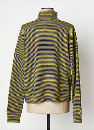 Pulover croială dreaptă mâneci lungi verde FORTE-FORTE femeie