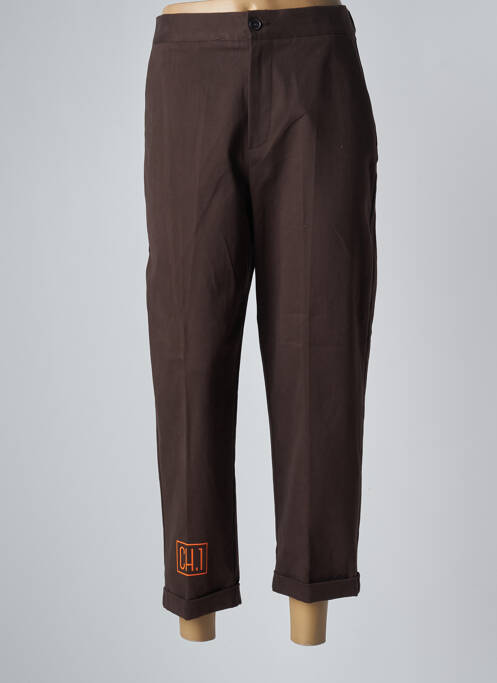 Pantalon drept maro TRUE NYC femeie