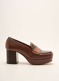 Mocasini toc de 4 la 6 cm maro VALERIE BOURGOIN femeie