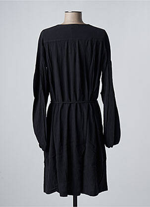 Rochie midi croială fluidă mâneci lungi negru RUE MAZARINE femeie
