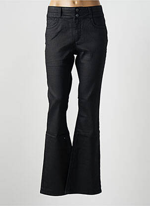 Pantalon evazat elasticitate mărime normală negru GEISHA femeie