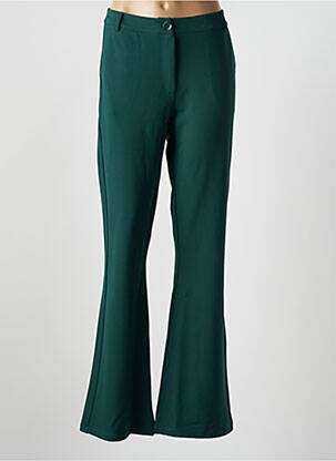Pantalon evazat verde GEISHA femeie