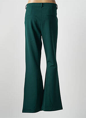 Pantalon evazat elasticitate mărime normală verde GEISHA femeie