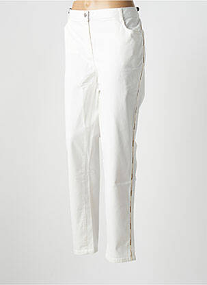 Pantalon slim alb MPC (MA PETITE CAPSULE) femeie