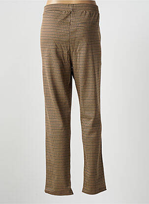 Pantalon drept elasticitate mărime normală maro GEISHA femeie