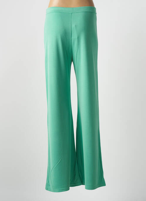 Pantalon larg verde RUE MAZARINE femeie