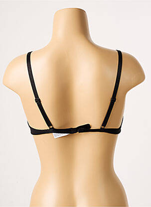Sutien efect material satinat top triunghiuri negru SIMONE X SIMONE PÉRÈLE femeie