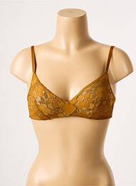 Sutien fără armatură top triunghiuri galben SIMONE PERELE femme