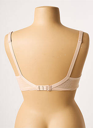 Sutien efect material satinat top sutien modelat culoare piersică SIMONE PERELE femeie