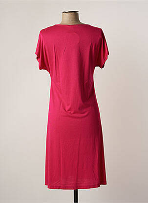 Rochie midi mâneci scurte mâneci scurte roz CANAT femeie