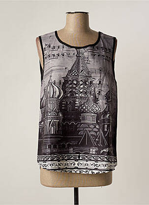 Top negru MISSING JOHNNY femeie