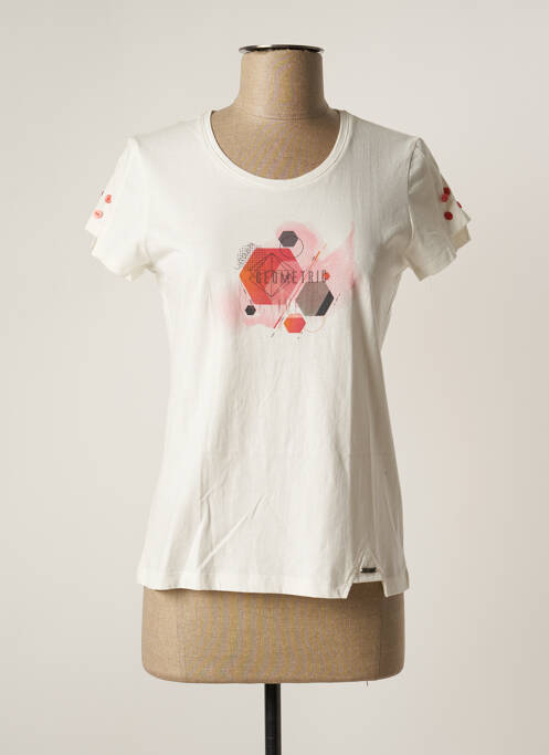 Tricou bej FELINO femeie