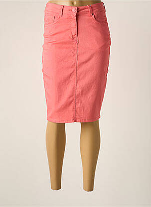 Fustă midi roz GRIFFON femeie